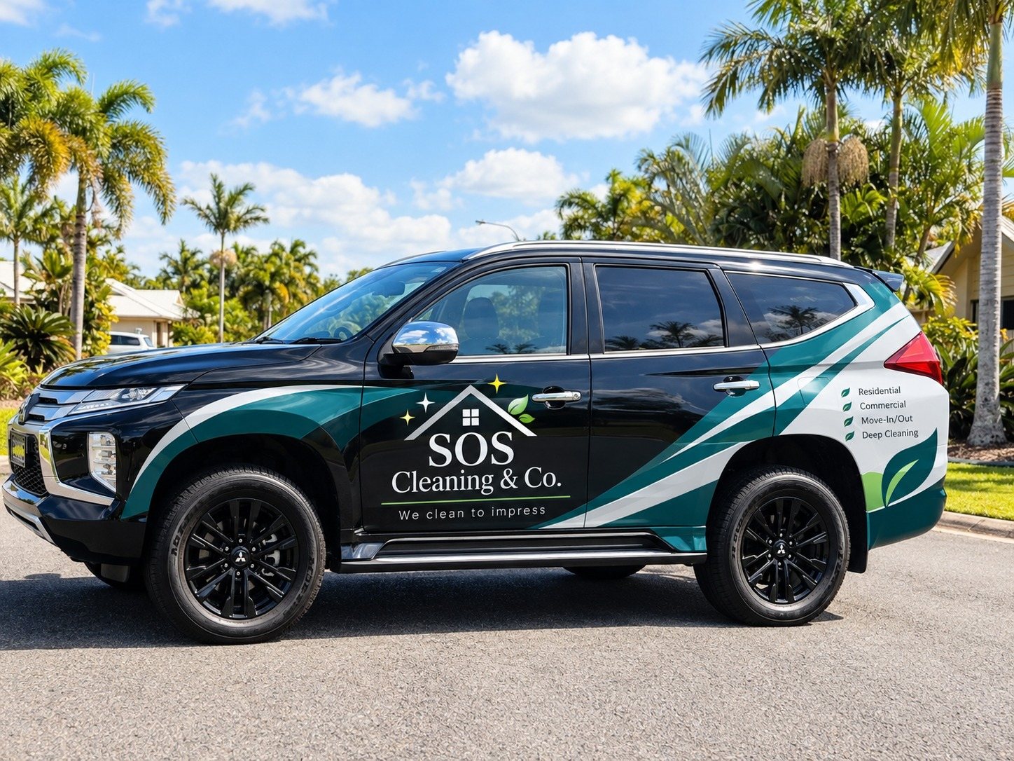 Daniela's SOS Cleaning & Co. branded Mitsubishi